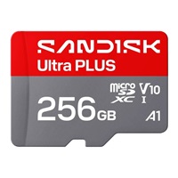Sandisk Ultra PLUS micro SDHC karta 256GB UHS-I, V10, U1, C10, (200MB/s)