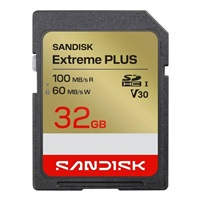 SanDisk SDXC karta 32GB Extreme PLUS (R100/W60 MB/s Class 10, UHS-I U3 V30)