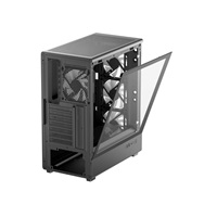 DEEPCOOL Case CG550 4F, ATX, Průhledná bočnice, 4x120mm ARGB, černá