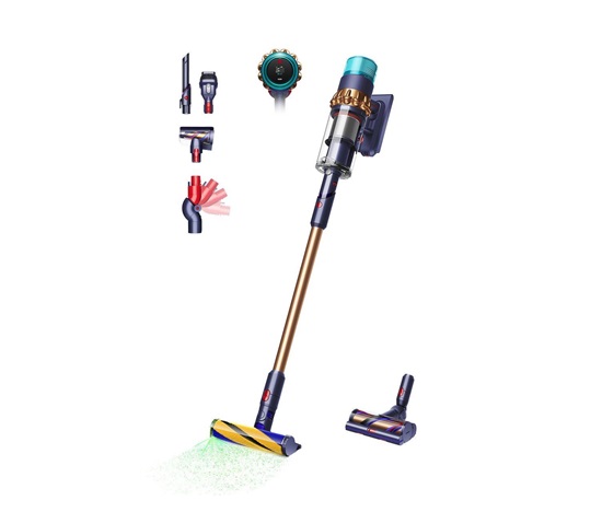 BAZAR - Dyson Gen5detect Absolute pruská modrá/měděná, tyčový vysavač, opraveno, použito