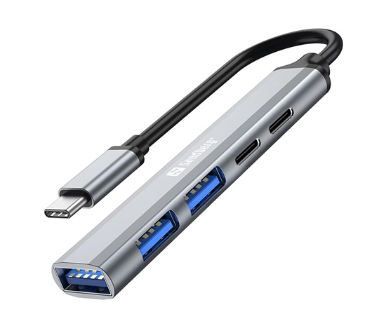 Sandberg USB-C to 3xUSB-A+2xUSB-C SAVER