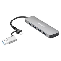 Sandberg USB-C/A to 4xUSB 3.0 Hub