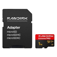 SanDisk micro SDXC Extreme PRO 1TB UHS-I U3 (250R/170W MB/s, UHS-I U3 V30) + adaptér