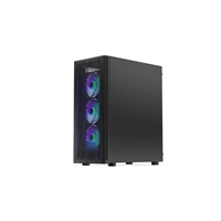 ENDORFY Case Ventum 400 ARGB, Průhledná bočnice, ATX, 4x120mm  ARGB, černá