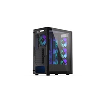 ENDORFY Case Ventum 400 ARGB, Průhledná bočnice, ATX, 4x120mm  ARGB, černá