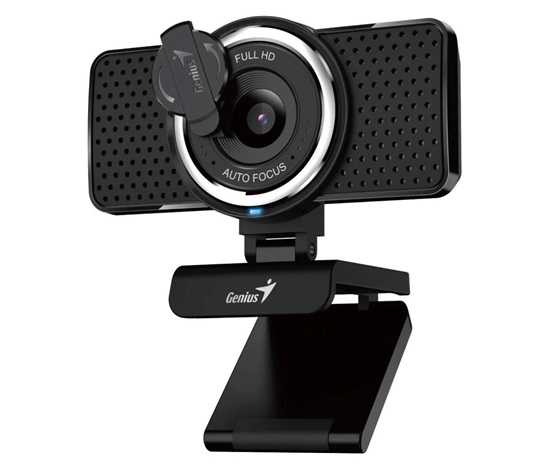 GENIUS webkamera ECam 8020AF, Full HD 1080P, USB, USB-C, mikrofon, černá