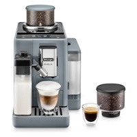 BAZAR - DeLonghi Rivelia EXAM440.55.G, automatický kávovar šedý, LatteCrema, Bean Switch, Bean Adapt, 16 nápojů - Poškoz