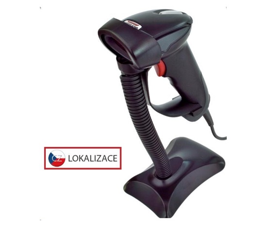 POŠKOZENÝ OBAL - Virtuos laserová čtečka HT-900A, USB (emulace klávesnice/RS232), černá