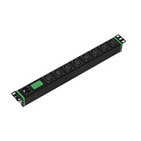 APC Easy Rack PDU Basic, 1U, 16A (3.7kW), 230V, 8x C13