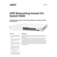 BAZAR - HPE Networking Instant On Switch 24p Gigabit CL4 PoE 2p SFP 195W 1830 (JL813A) - Rozbaleno (Komplet)