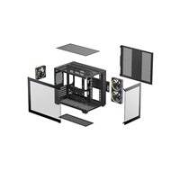 BAZAR DEEPCOOL Case CG330 3F, mATX, Průhledná bočnice, 3x120mm ARGB Fan POŠKOZENÁ OBAL