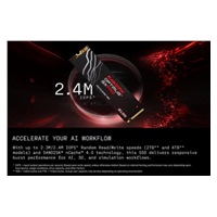 SANDISK SSD OPTIMUS GX PRO 8100 NVMe 2TB PCIe, Gen4, (R:14900, W:14000MB/s), bez chladiče