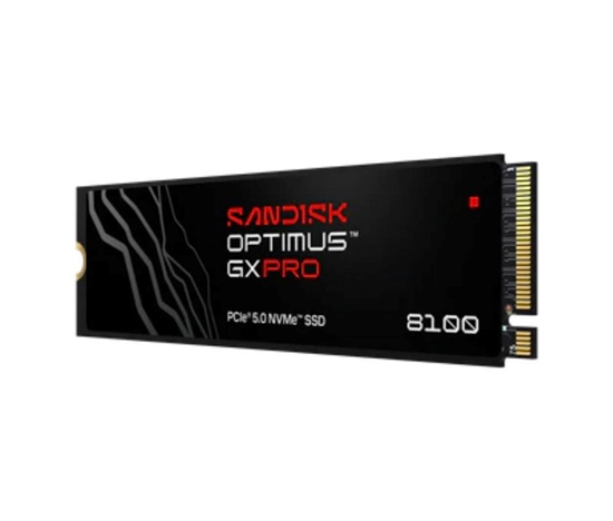 SANDISK SSD OPTIMUS GX PRO 8100 NVMe 4TB PCIe, Gen4, (R:14900, W:14000MB/s), bez chladiče
