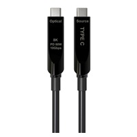 PREMIUMCORD Kabel USB-C GEN2 AOC DP1.4 8K@60Hz a 4K@144Hz 10Gbps, 5m