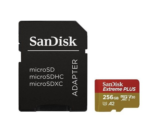SanDisk micro SDXC karta 2TB Extreme PLUS (200 MB/s Class 10, UHS-I U3 V30) + adaptér