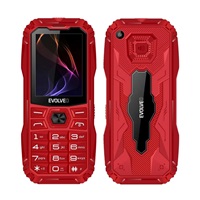 EVOLVEO MaxPhone A1, tlačítkový Dual SIM telefon, červený