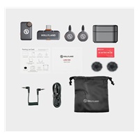 BAZAR - Hollyland LARK M2S Mini Combo  Wireless Lavalier Microphone Mini Combo (Space Gray) - Poškozený obal (Komplet)