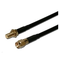 BAZAR - Koaxiální WLAN Antenní prodlužovací SMA male reverse - SMA female reverse ,1m - Rozbaleno (Komplet)