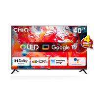 BAZAR - CHiQ L40QH7G TV 40", QLED, Full HD, Google TV, Frameless, Dolby Audio, dbx-tv, HDR 10 - Poškozený obal (Komplet)