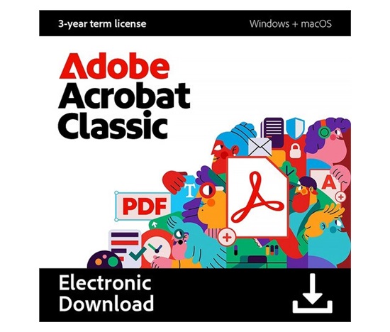Acrobat Pro 2024 (Classic) for ENT MP ML (+CZ) Government Term License (Set up as 12 month) 1 User, Level 1, 1-9