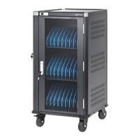 MANHATTAN nabíjecí vozík pro notebooky, 30 míst. 30 portů, až 16", AC, 2300W