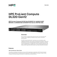 HPE PL DL320g12 6505P (2.2/12C) 1x64G MR408i-o 8SFF 2x480G 2x1000W o4p1G PF NBD333 Smart Choice