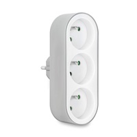 CONNECT IT Rozbočovací adaptér Tripple Split , 3 zásuvky (bíla)