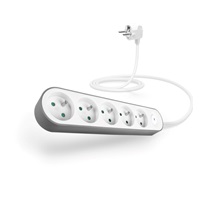 CONNECT IT prodlužovací kabel PowerRex3 , 5 zásuvek, 1,5m, s vypínačem (bíla)