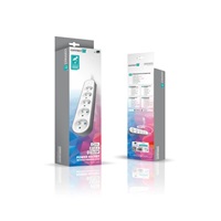 CONNECT IT prodlužovací kabel PowerRex3 , 5 zásuvek, 1,5m, s vypínačem (bíla)