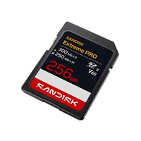 SanDisk SDXC karta 256GB Extreme PRO (R:300/W:250 MB/s, Class 10, UHS-II, V60)