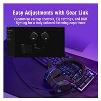 ASUS sluchátka ROG Pelta Core, USB-C, ARGB, černá