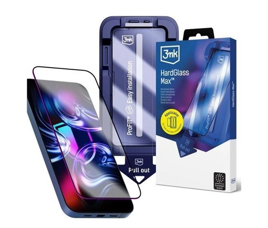 3mk tvrzené sklo HardGlass Max FrameFit pro Samsung Galaxy S24/S25