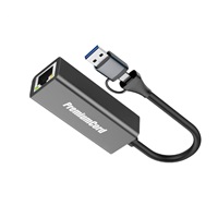 PremiumCord Adaptér USB-C a USB-A na Gigabit 10/100/1000Mbps 15cm