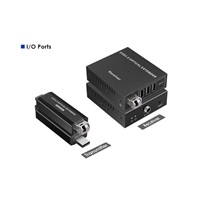 PremiumCord USB 3.2 5Gbps Super-speed 4-portový 150m Multi-mode optický extender