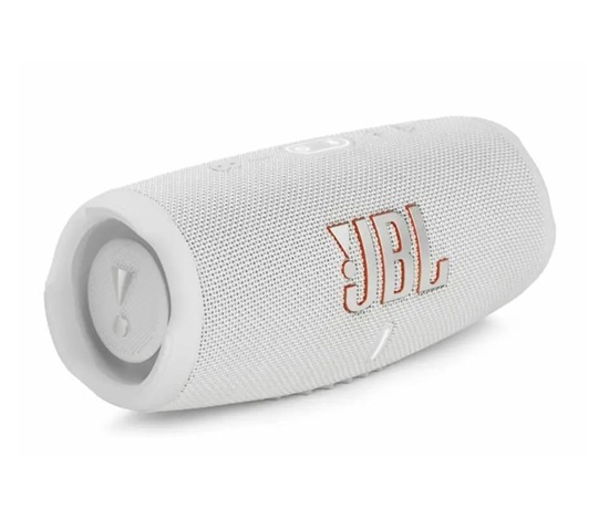 JBL Charge 5 white, bezdrátové repro s powerbankou, PartyBoost, IP67, 40W
