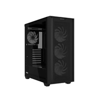 ASUS case A33 PLUS, ATX, Průhledná bočnice, 4x120mm ARGB Fan, černá