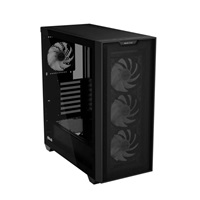 ASUS case A33 PLUS, ATX, Průhledná bočnice, 4x120mm ARGB Fan, černá