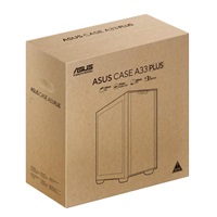 ASUS case A33 PLUS, ATX, Průhledná bočnice, 4x120mm ARGB Fan, černá