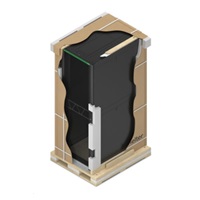APC NetShelter SX, Server Rack Enclosure Gen 2, Shock Packaging, 2500 lbs, Black, 48U x 750W x 1200D