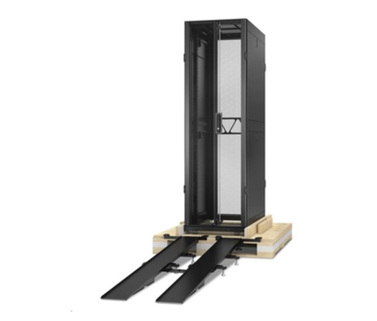 APC NetShelter SX, Server Rack Enclosure Gen 2, Shock Packaging, 2500 lbs, Black, 48U x 600W x 1200D