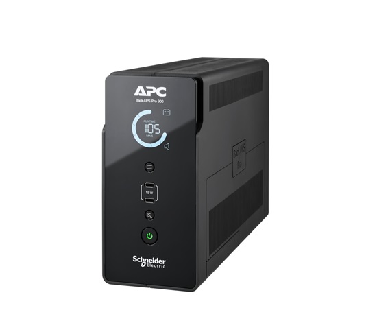 APC Back UPS Pro, 900VA, Tower UPS, 230V, 6x IEC outlets, AVR, USB-C Charging Ports