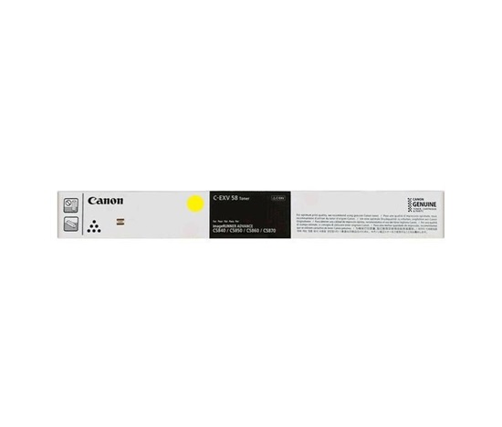 Canon TONER CEXV58L YELLOW pro iR-ADV C58xx