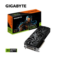 GIGABYTE VGA NVIDIA GeForce RTX 5080 WINDFORCE OC 16G V2, 16G GDDR7, 3xDP, 1xHDMI