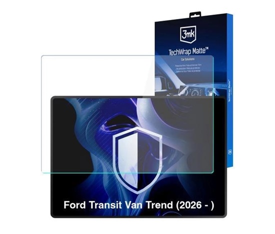3mk TechWrap Matte Center Display pro Ford Transit Van Trend (2026-)