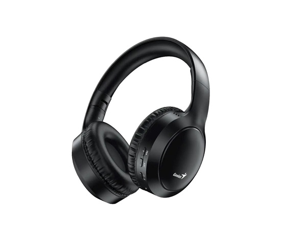 GENIUS bezdrátový headset HS-800BT, černý, BT6.0, USB-C nabíjení, skládací