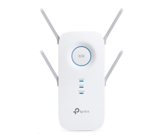 TP-Link RE650 WiFi5 Extender/Repeater v2.4 (P/N:0100001193) (AC2600,2,4GHz/5GHz,1xGbELAN)