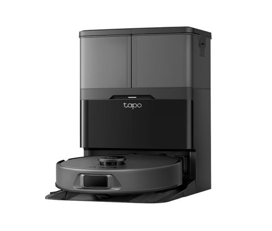 TP-Link Tapo RV50 Omni robotický vysavač s mopem a stanicí (LiDAR, 2,4 GHz, BT, černý)