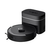 TP-Link Tapo RV30 Max Plus Gen2 robotický vysavač s mopem a stanicí (LiDAR, 2,4 GHz, BT, černý)