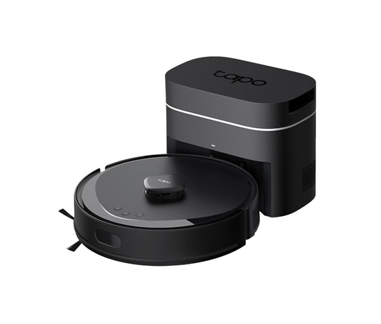 TP-Link Tapo RV30 Max Plus Gen2 robotický vysavač s mopem a stanicí (LiDAR, 2,4 GHz, BT, černý)