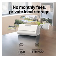 TP-Link Tapo HB410 2x venkovní/outdoor otočná kamera C645D, 1x Tapo H500 (2x 3MP, 2K 1296p, IR 10m, WiFi, micro SD card)